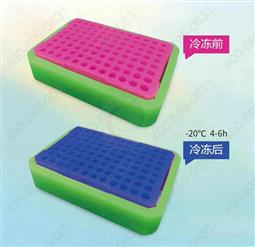 96孔温度指示冰盒/96孔变色冰盒